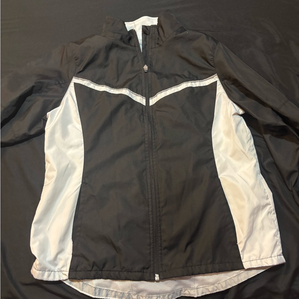 Danskin Now Black and White Athletic Jacket
